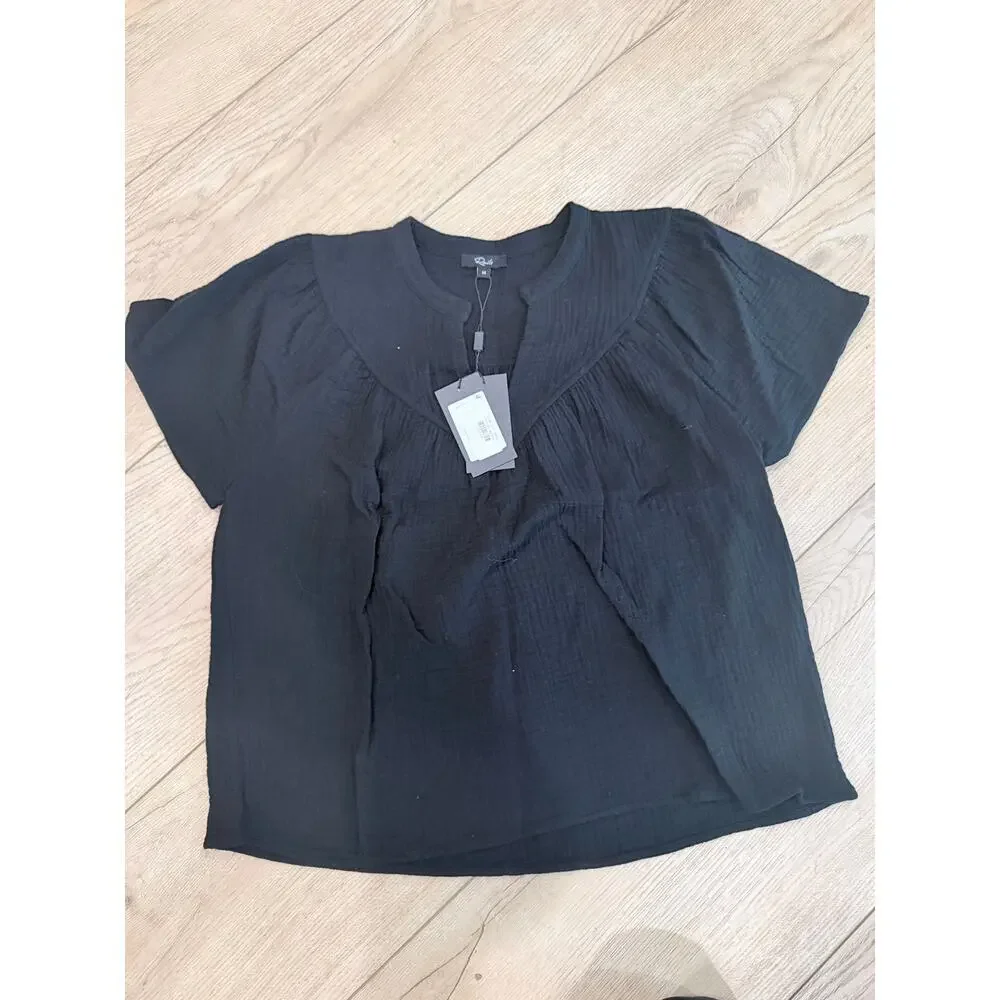 Rails Sayer Shirt Black Medium NWT - Picture 5 of 8